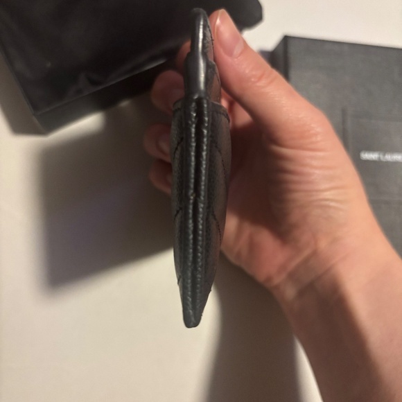 Saint Laurent Monogram Matelass Leather Card Case - Picture 2 of 5